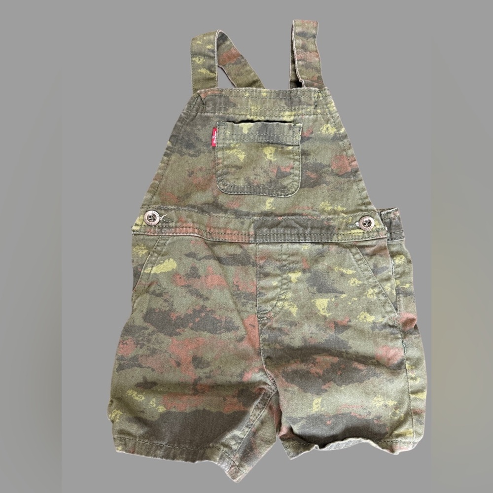 Levi's Cotton Overalls | Unisex | 18 Months | Camo | Like New